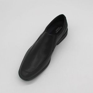 ROCKPORT DP OFFICE II APRONSO BLACK SLIP ON LOAFER